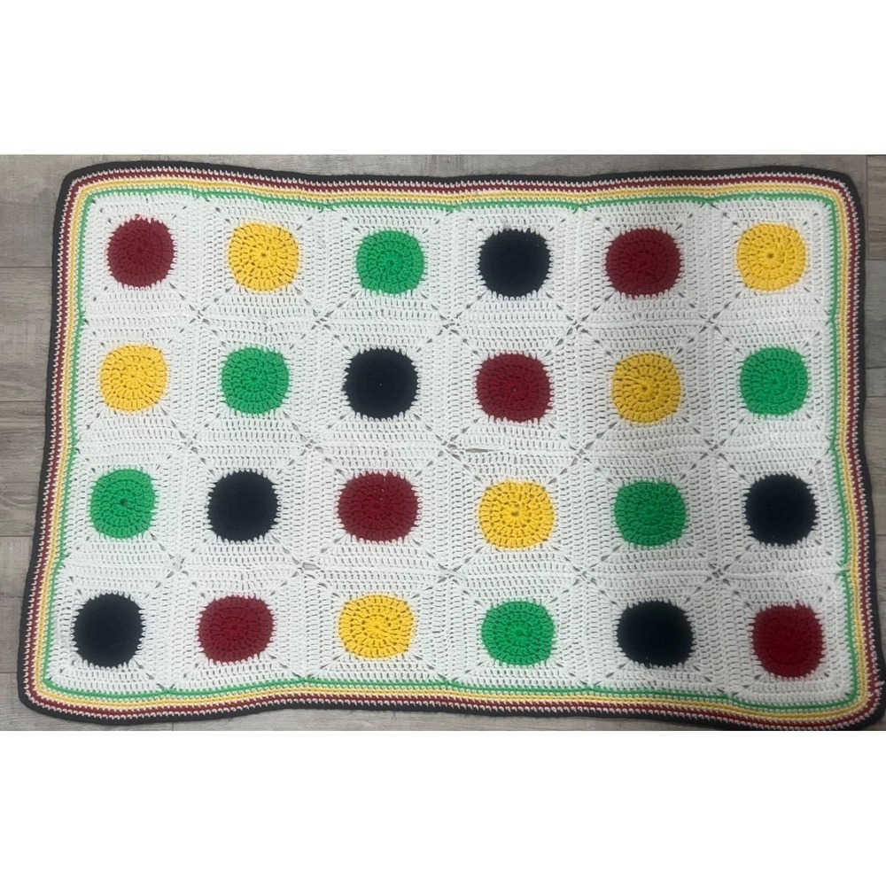handmade crochet baby toddler blanket unisex‎
